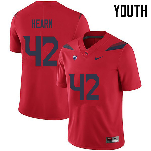 Youth #42 Azizi Hearn Arizona Wildcats College Football Jerseys Sale-Red